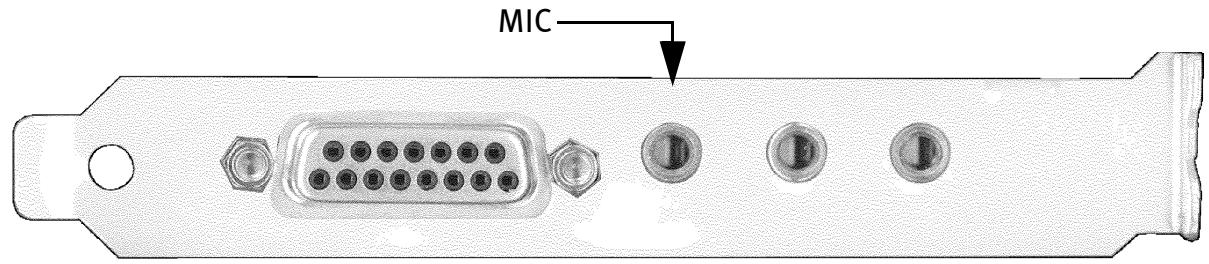 TERRATEC XLERATE - Connexion d'un MICRO. - 1