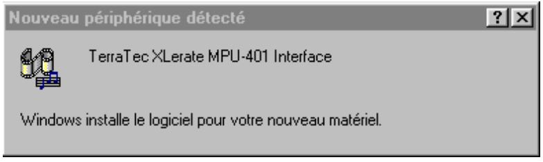 TERRATEC XLERATE - L'écran suivant est affiché. - 7