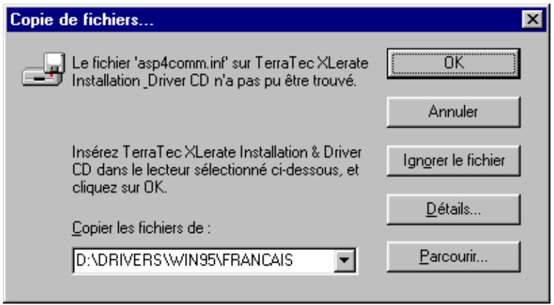 TERRATEC XLERATE - Sélection d'un autre emplacement - 9