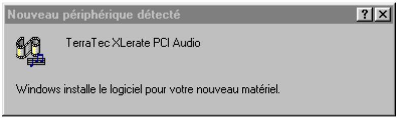 TERRATEC XLERATE - L'écran suivant est affiché. - 5