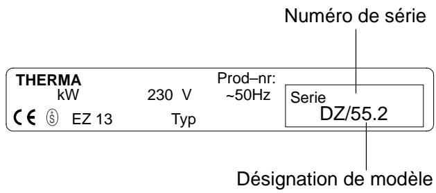 THERMA DZ/55.2 - Vous foulez solliciter le service après-vente - 1