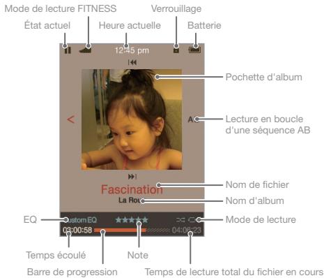 IRIVER E300 - Lire de la musique. - 1
