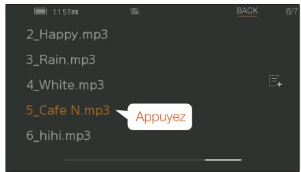 IRIVER SPINN - Utilisation de l'écran tactile - 1