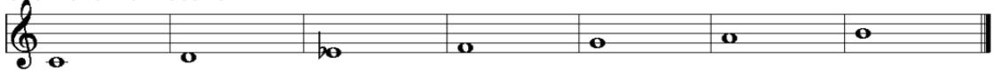 CME UF - Scale list - 30
