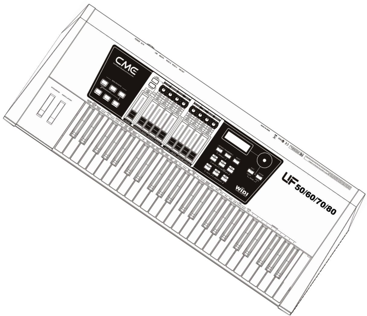 CME UF - UF v2 Intelligent Keyborad Controller User's manual - 1