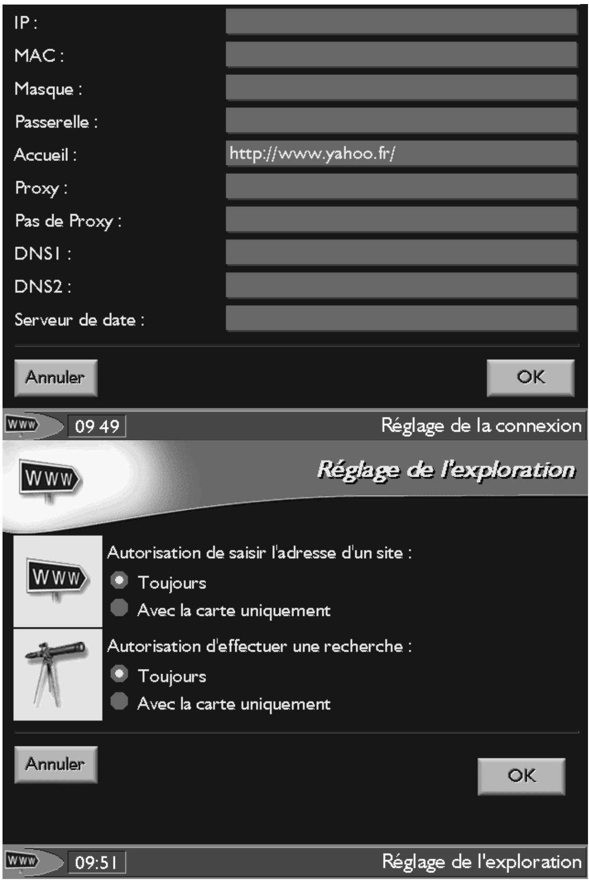 NETGEM NETBOX - Réglages via l'icône de la boîte à outils - 2
