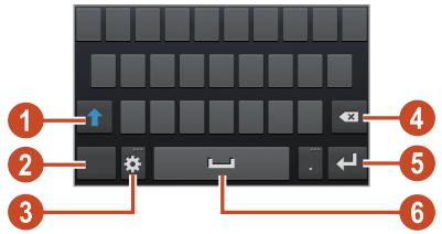 GALAXY TREND GT-S7560 - Saisir du texte avec le clavier samsung - 1