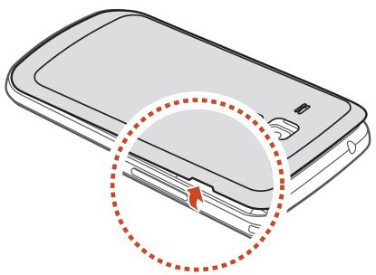 GALAXY TREND GT-S7560 - Insérer la carte SIM ou USIM et la batterie - 1