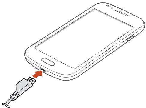 GALAXY TREND GT-S7560 - Charger la batterie avec un chargeur - 1