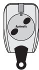 APRIMATIC T11 - VORGEHENSWEISE ZUM LERNEN DER ERSTEN FERNBEDIENUNG - 1