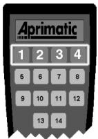 APRIMATIC T1E - RECEIVER PROGRAMMING - 2