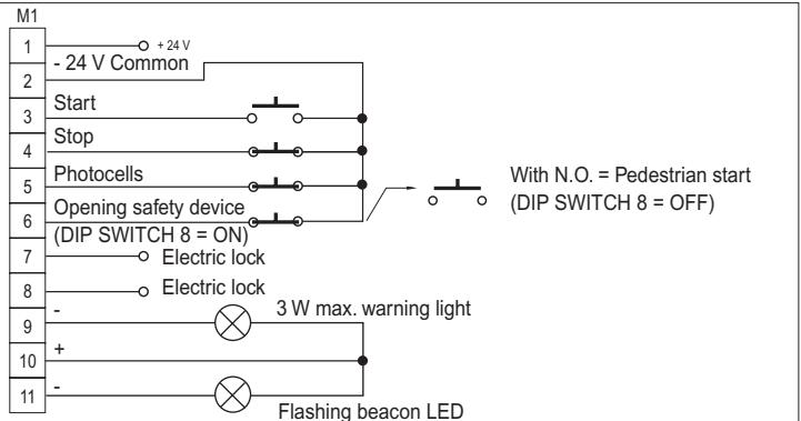 APRIMATIC T1E - ELECTRICAL CONNECTIONS - 1