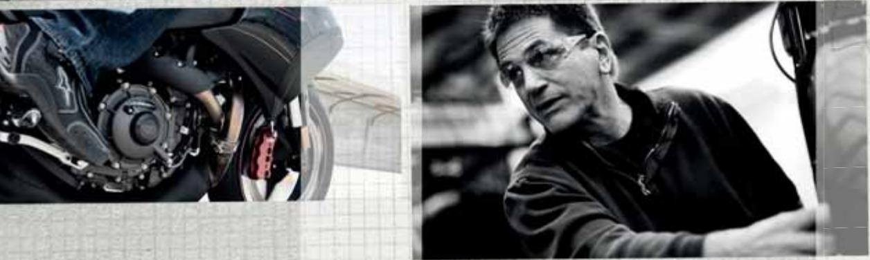 BUELL XB12SX - Ce n'est pas par souci d'esthétique que nous avons dédoublé le radiateur de refroidissement. Nous avons pris cette décision pour pouvoir déplacer le ventilateur de 1125r/crtm de manière à centraliser les masses. Il aurait sans aucun doute posé un problème de faire les choses autrement. - 3