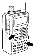 ALINCO DJ-V5 - Fonctions communes aux différents types de balayages - 1