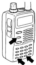 ALINCO DJ-V5 - Ajuster la fréquence par pas de 1MHZ - 1