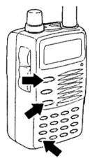 ALINCO DJ-V5 - Réinitialisation - 1