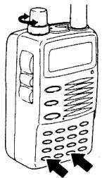 ALINCO DJ-V5 - Fonction du EMS-8 (télécommande) - 2
