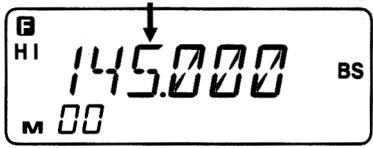 ALINCO DJ-V5 - Ajuster la fréquence par pas de 1MHZ - 2