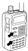 ALINCO DJ-V5 - Mise en fonction du canal prioritaire - 1