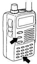 ALINCO DJ-V5 - Sélectionner le mode de réception - 1