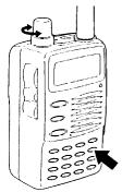 ALINCO DJ-V5 - Fonctionnement simultané de la surveillance prioritaire et du balayage - 1