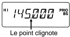 ALINCO DJ-V5 - Fonctionnement simultané de la surveillance prioritaire et du balayage - 2