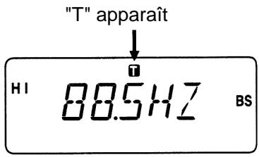 ALINCO DJ-V5 - -Réglage de la fréquence de l'encodeur de tons - 2