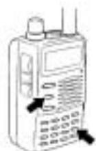 ALINCO DJ-V5 - Effacer le code de la transmission automatique. - 1