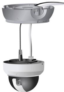 PLUSTEK IPCAM P1100A - Montage sur un Plafond Plat - 2