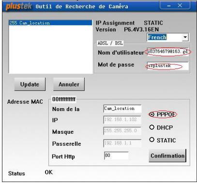 PLUSTEK IPCAM P1100A - Utilisation de la Camera Réseau dans un Systeme Dynamique - 3