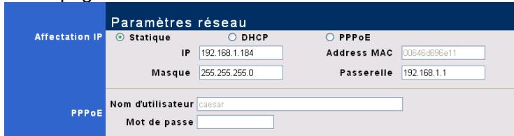 PLUSTEK IPCAM P1100A - Utilisation de la Camera Réseau dans un Systeme Dynamique - 6