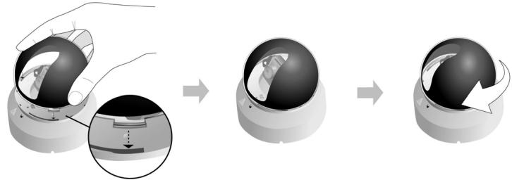 PLUSTEK IPCAM P1100A - Ajuster la Lentille - 5