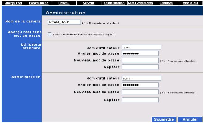PLUSTEK IPCAM P1100A - Administration - 1