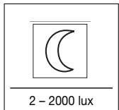 STEINEL IS 3360 - Regulação crepuscular (limiar de resista) 10 - 1