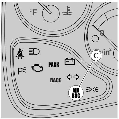 FERRARI 360 CS - Elements du systéme AIRBAG - 1