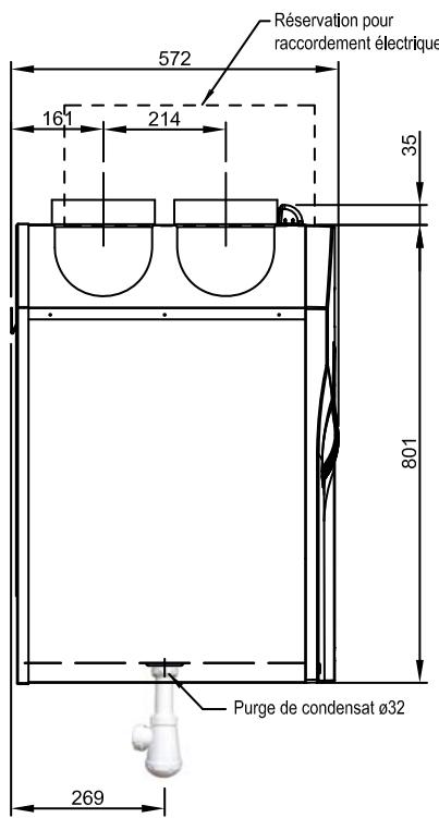 ZEHNDER COMFOAIR 350 - Dimensions - 2