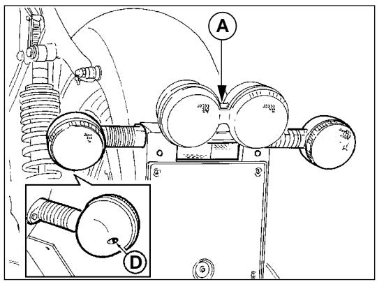 MOTO GUZZI CALIFORNIA STONE - Indicatori di direzione anteriors e posteriori - 1