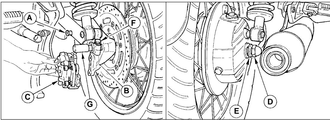 MOTO GUZZI CALIFORNIA STONE - Rear wheel (fig. 22) - 1