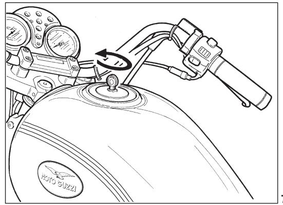 MOTO GUZZI CALIFORNIA VINTAGE - Tappo serbatoio carburante (fig. 7) - 1