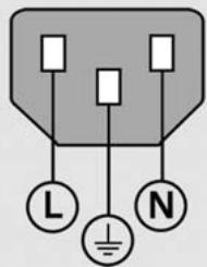 HEIDENHAIN ND 1200 - Bedrading van voedingsconnector - 1