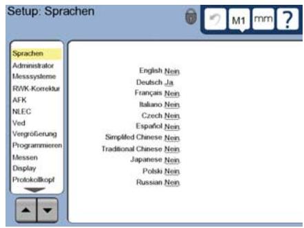 HEIDENHAIN ND 1400 - Menu SETUP aufrufen - 2