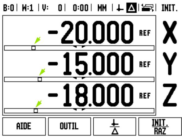 HEIDENHAIN ND 780 - Curseur graphique de positionnement - 1