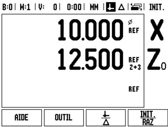 HEIDENHAIN ND 780 - Désactiver le couplage des axes z - 1