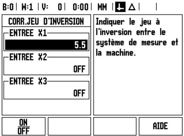 HEIDENHAIN ND 780 - Compensation de jeu à l'inversion - 1
