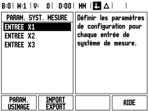 HEIDENHAIN ND 780 - Réglages de l'écran - 1