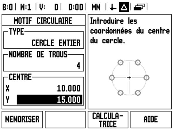 HEIDENHAIN ND 780 - Softkey MOTIF circulaire - 1