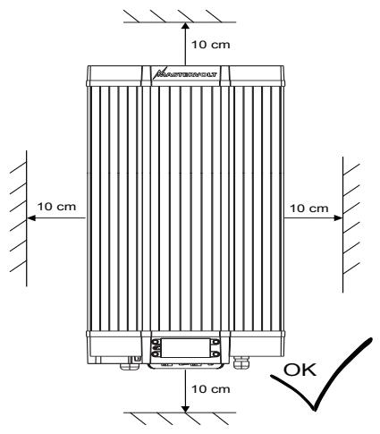 MASTERVOLT SUNMASTER XS3200 - ENVIRONNEMENT D'INSTALLATION - 1