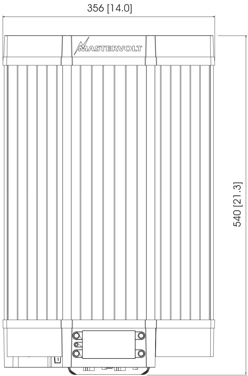 MASTERVOLT SUNMASTER XS3200 - SCHEMAS D'ENCOMBREMENT - 1