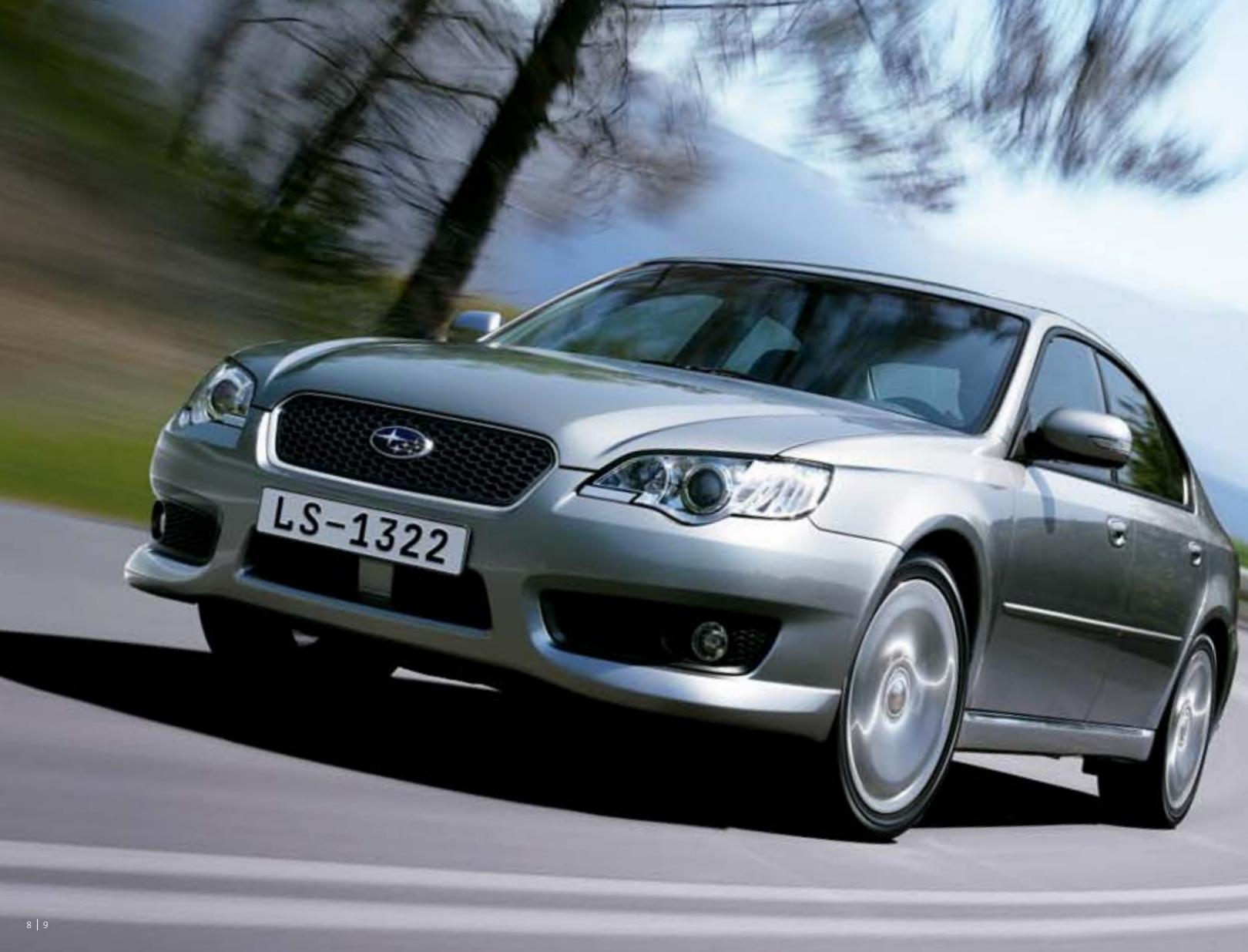 SUBARU LEGACY - Une conduite sophistiquée. - 3