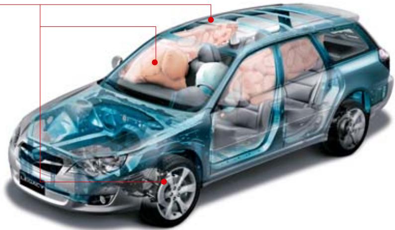 SUBARU LEGACY - Sécurité active et passive. - 1